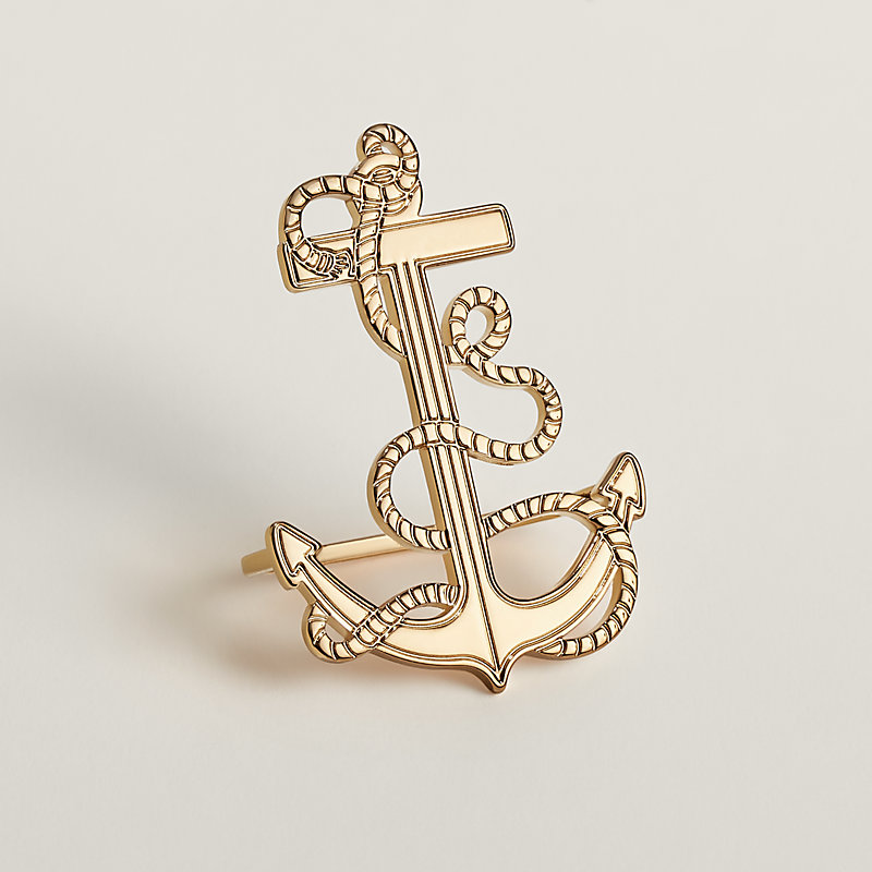【合わせやすいカラーが◎】HERMES Punta Ancre Marine スカーフ HERMES】おしゃれ 人気のバンダナ柄☆55 Eperon d'Or スカーフ